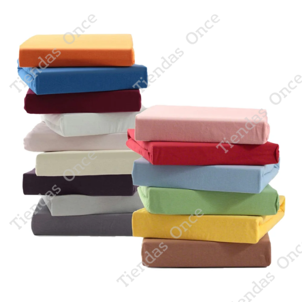 Producto - Sabanas ajustables 2 plazas 1/2 - Por 3 unidades