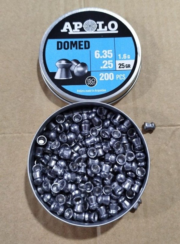 Producto - BALINES APOLO DOMED 6,35 X 200U 1,6G