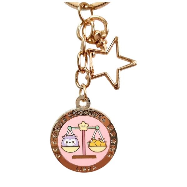 Producto - Llavero Acrilico Cuchisigno Signo Zodiacal Libra Otorii
