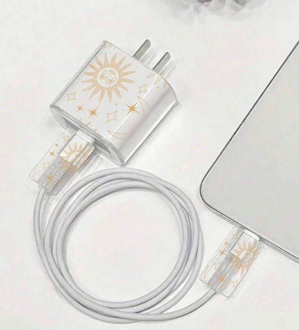 Producto - Cubre cabezal + come cables Sol y estrellas