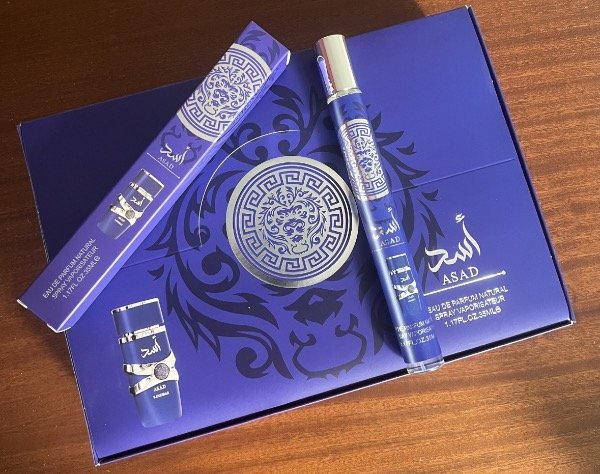 Producto - Perfume árabe para hombre x 35 ml Asad azul