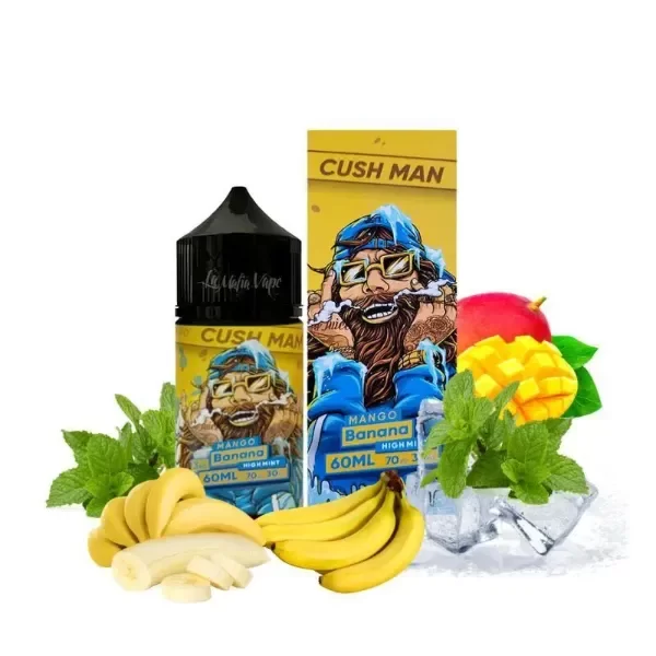 Producto - NASTY CUSHMAN MANGO BANANA HIGH MINT (MANGO BANANA) 60ML 3MG
