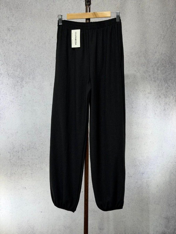 Producto - PANTALON BAGGY NEGRO HAWAII CON ELASTICO - 0