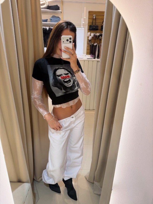 Producto - Denim White Tiro Bajo - 2