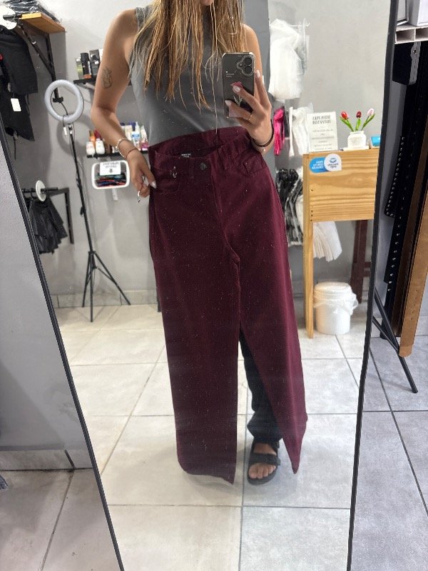 Producto - Jean bordo wide leg talle 36