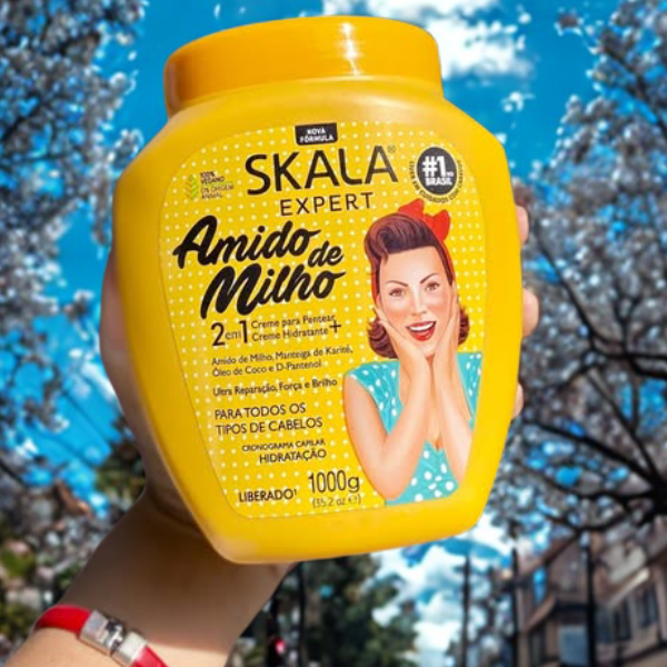 Producto - CREMA SKALA AMIDO DE MILHO PARA TODO TIPO DE CABELLO