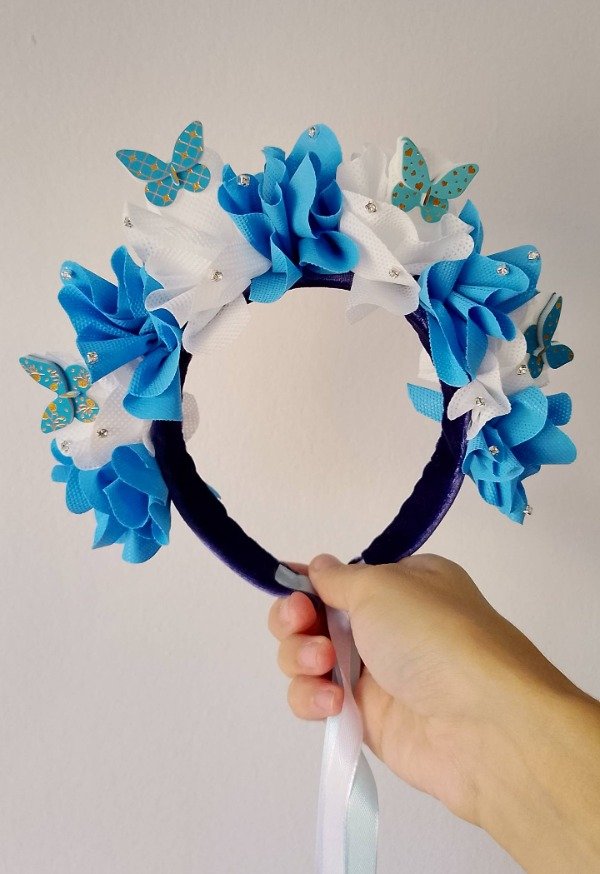 Producto - Diadema patria con mariposas - 0