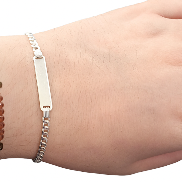 Producto - Pulsera Identidad Grumet - Plata 925