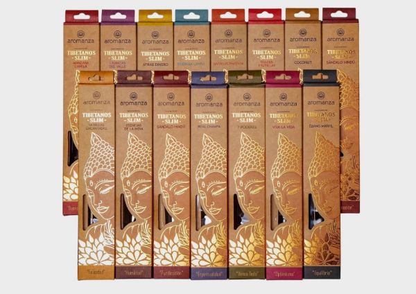 Producto - Sahumerios Tibetanos Slim 10un - AROMANZA