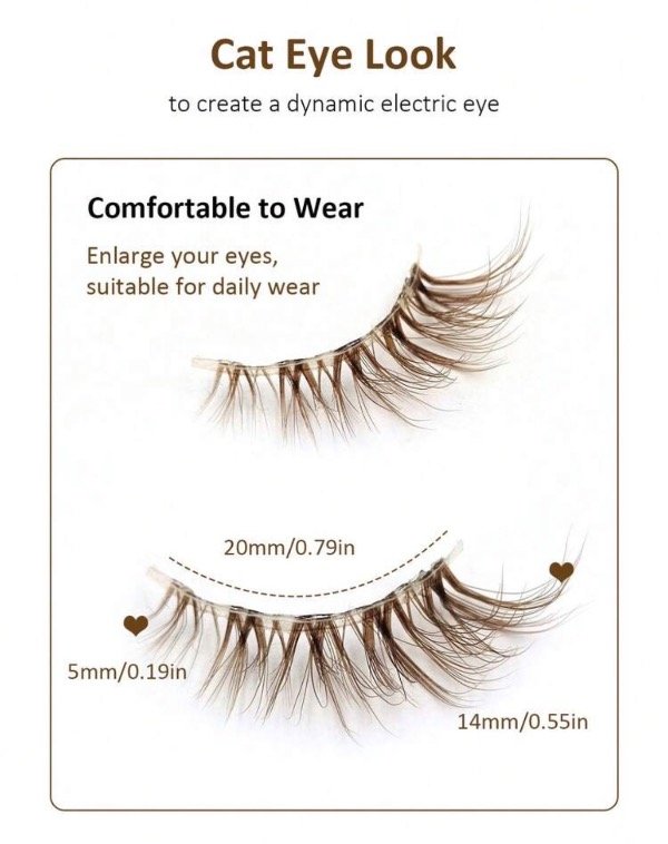 Producto - Set de pestañas BROW CAT EYE BYH39 - 4