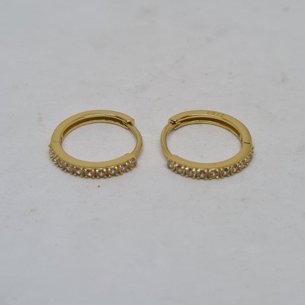 Producto - Argolla dorada cubic 12mm
