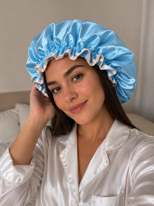 Producto - Gorro satén con gorro baño - 0