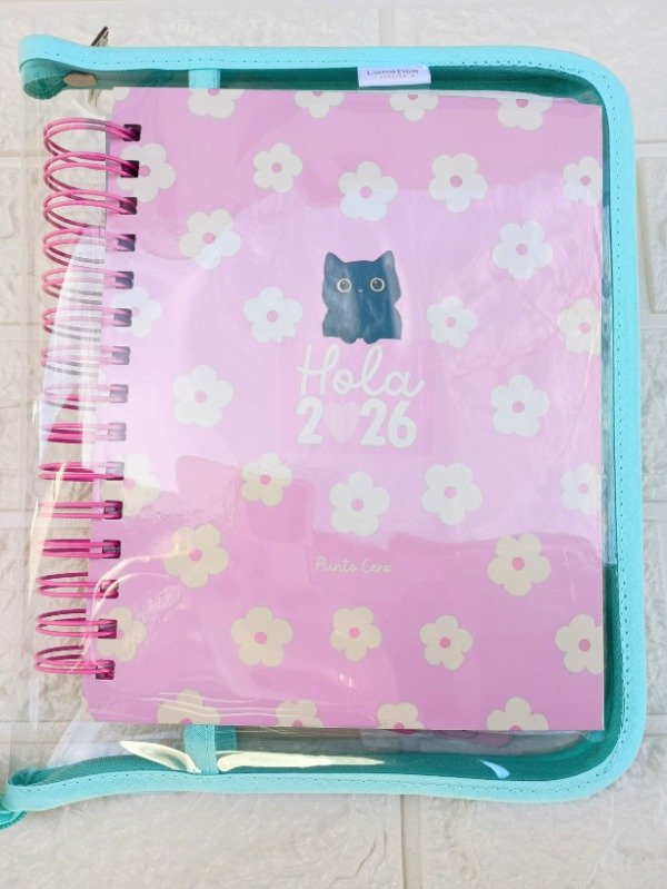 Producto - Porta Agenda Cristal Verde Agua