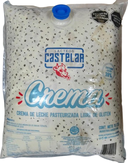 Producto - Crema de Leche x 10 kg "Castelar"