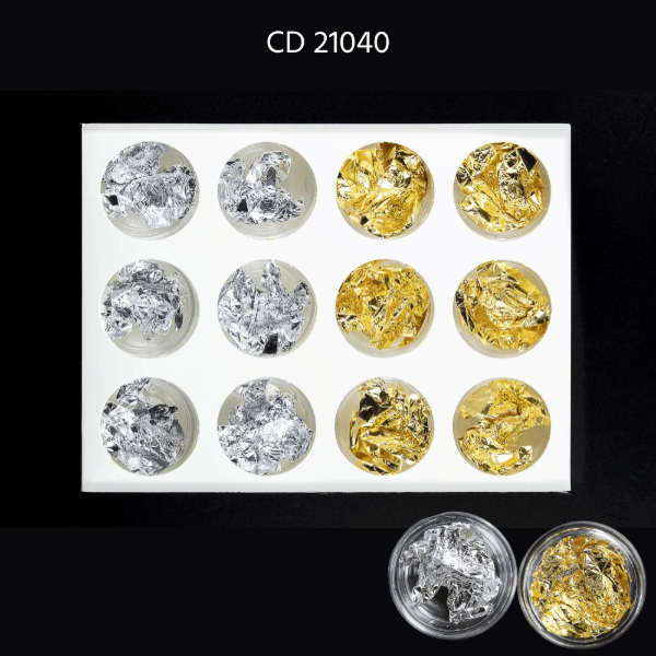 Producto - 6 SET DE 2 PAPEL ORO Y PLATA PARIS NIGHT