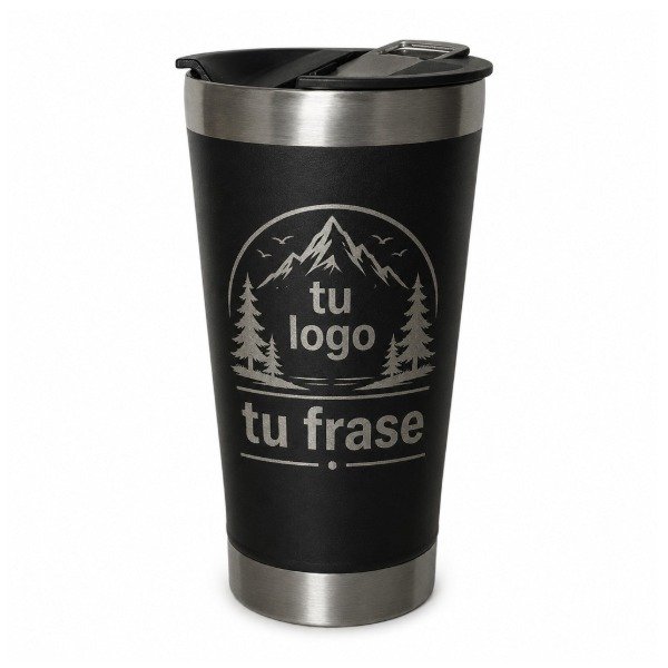 Producto - Vaso Cervecero 500ml Pinta Personalizado Grabado Láser