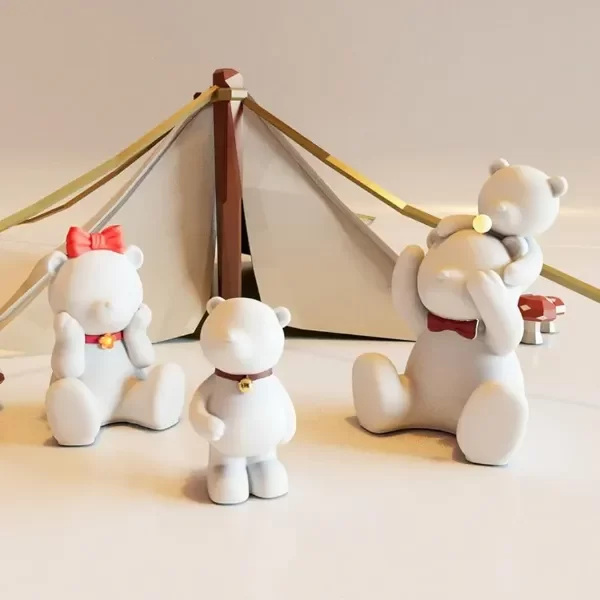 Producto - Molde osita con moño - 2