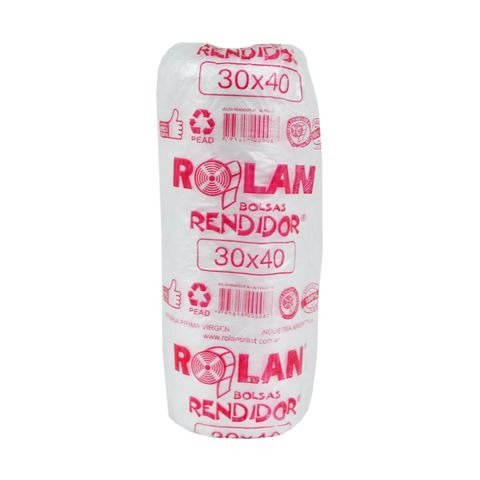 Producto - BOLSA ARRANQUE 30X40 RENDIDOR CALIDAD ORIGINAL BOBINA 500U ROLANPLAST
