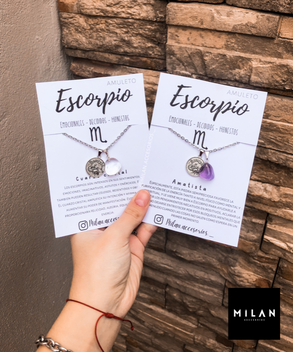 Producto - AMULETO ZODIAC con escorpio