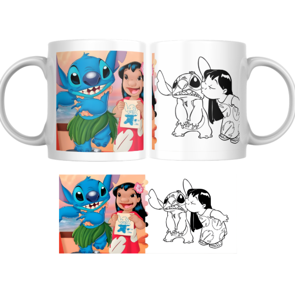 Producto - Taza - stitch 1 (para pintar) - 0