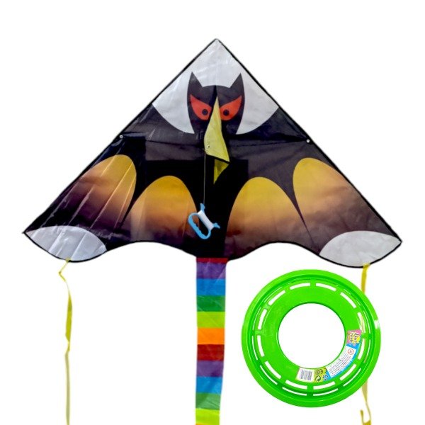 Producto - Combo Barrilete Cometa Murcielago Grande + Frisbee Clasico