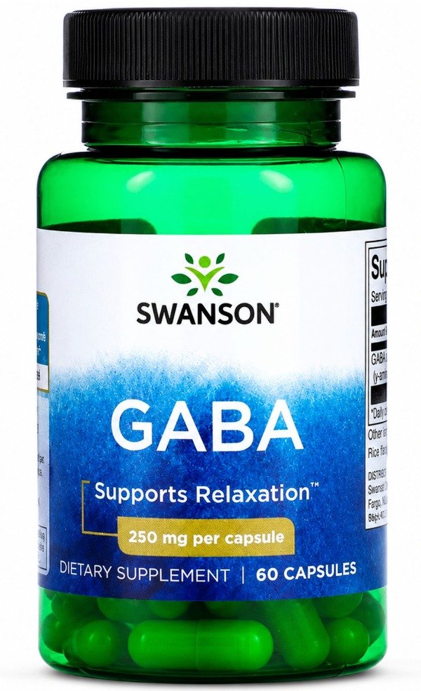 Producto - Swanson - GABA 250mg x 60 Capsulas