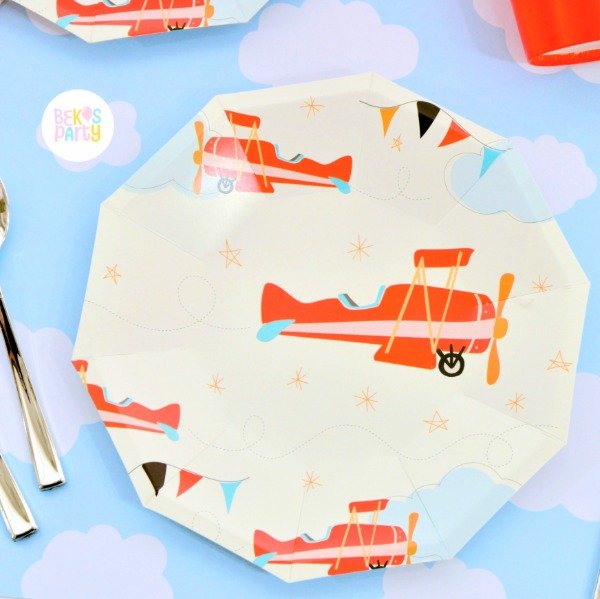 Producto - Plato Avioncito vintage x 5
