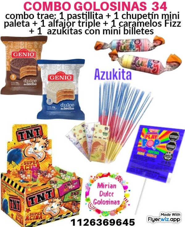 Producto - Combo golosinas 34