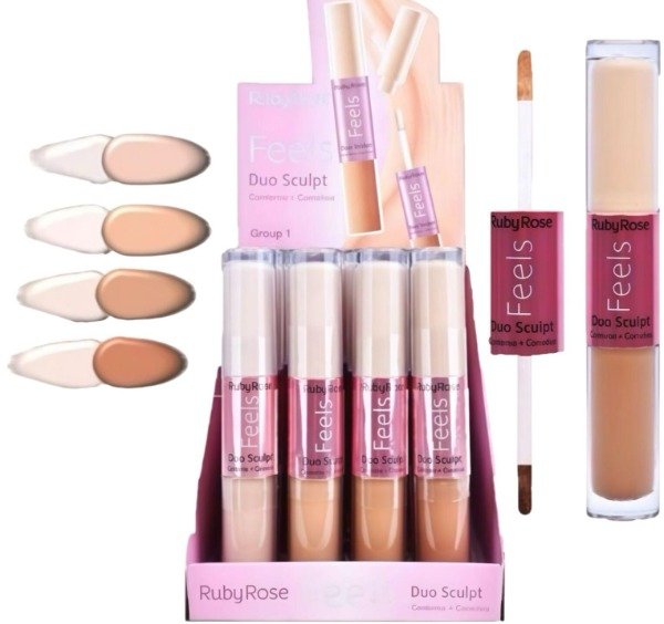 Producto - CORRECTOR DOBLE RUBY ROSE