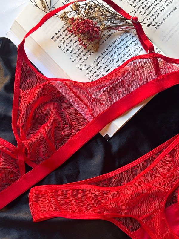 Producto - Conjunto corazones rojo - 6