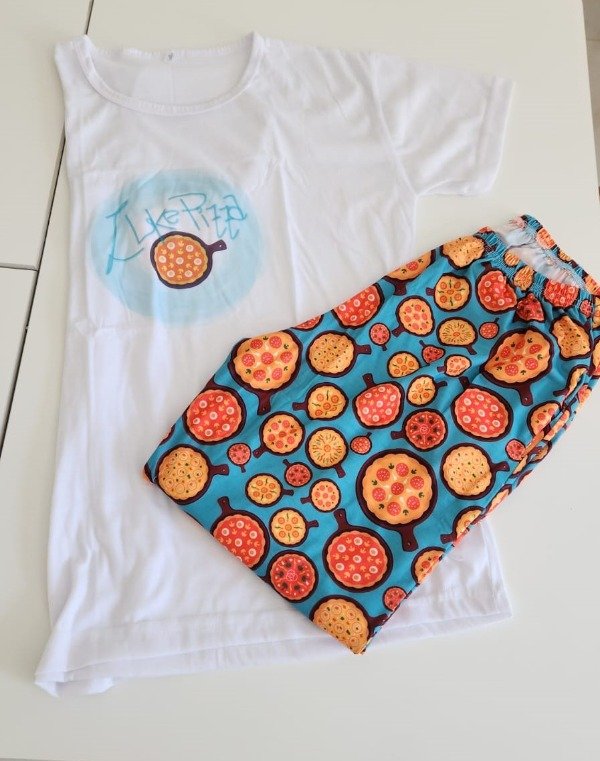 Producto - Pijama largo pizza
