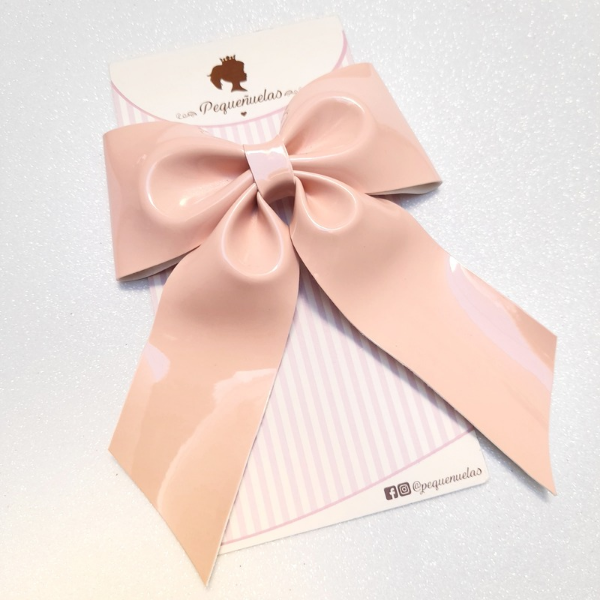 Producto - Moño Charlotte Rosa Nude Charol