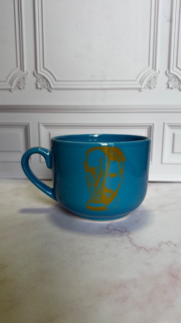 Producto - Tazon azul 600cc - MESSI