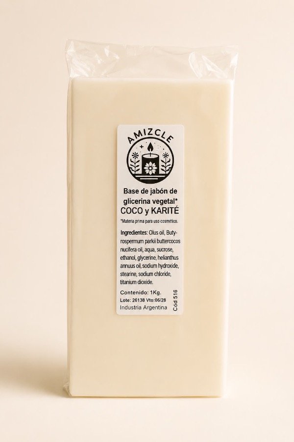 Producto - BARRA VEGANA CON COCO Y KARITE