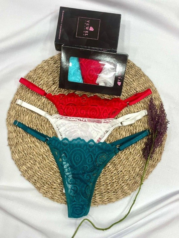 Producto - Art 14 YEWEL Pack X3 Colaless Regulable de Puntilla T: UNICO