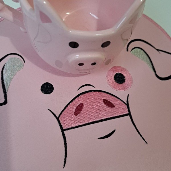 Producto - Set Taza mas individual Chanchito