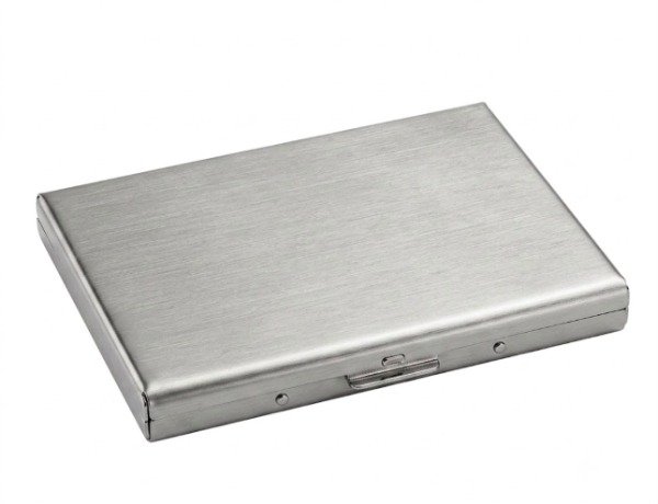 Producto - Tarjetero Fuelle Personalizado Grabado Nombre Aluminio - 1