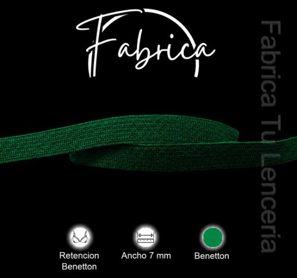 Producto - Retención Verde Benetton 7mm (por metro)
