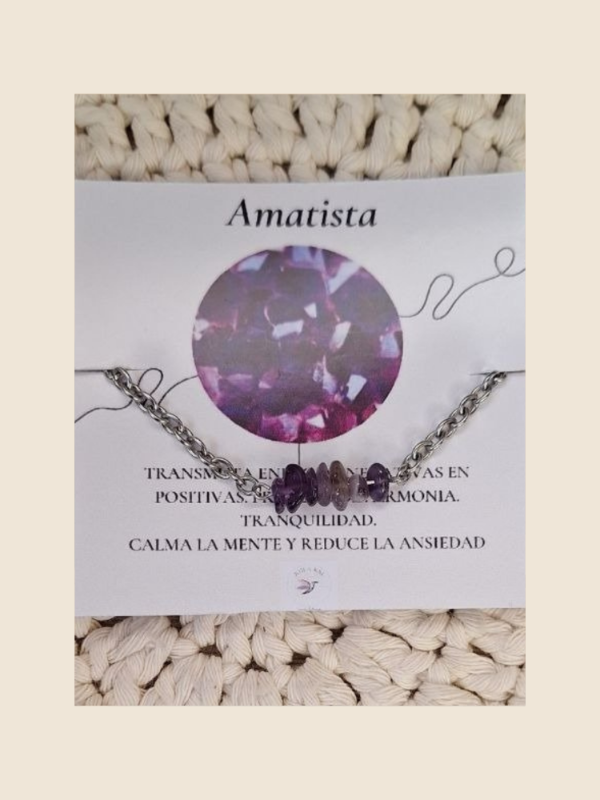 Producto - Pulsera cadena amatista
