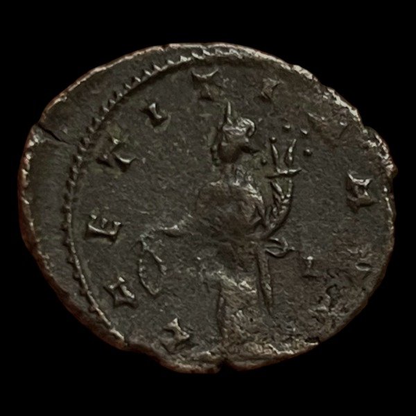 Producto - Claudio II Gótico (268-270 DC) Antoniniano. Ceca de Siscia - LAETITIA AVG