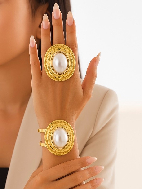 Producto - ANILLO REGULABLE DORADO 4091