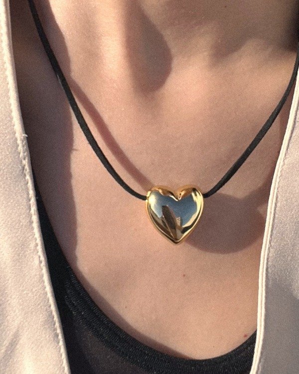 Producto - COLLAR CORAZON DORADO