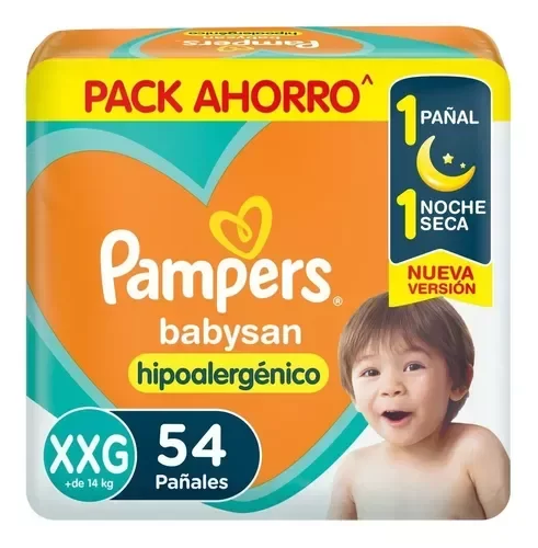 Producto - Pampers Babysan xxg 54