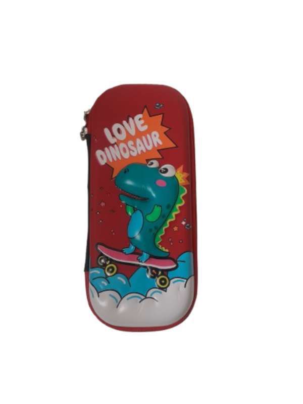Producto - Dinosaurio Cartuchera Canopla Rigida Eva 3d (rojo)