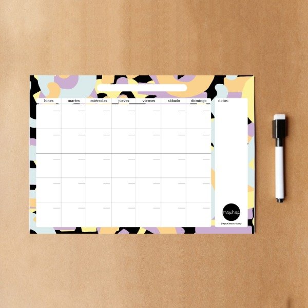 Producto - Planificador mensual imantado Equal