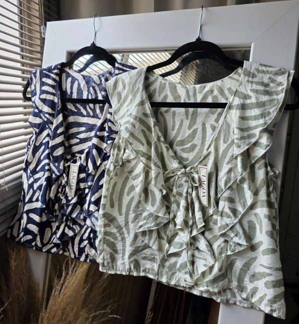 Producto - BL20 blusa camisa voladoa