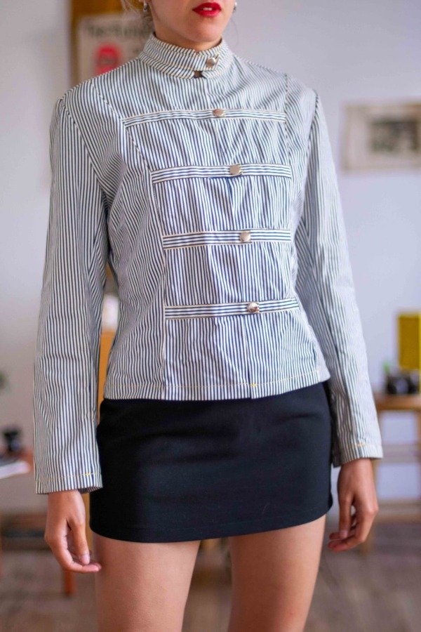 Producto - Chaqueta Napoleón Rayada Talle: 3-
