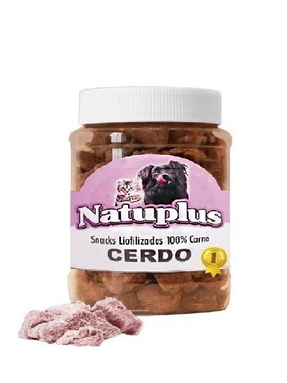 Producto - Snack Natuplus liofilizado de carré de cerdo chico