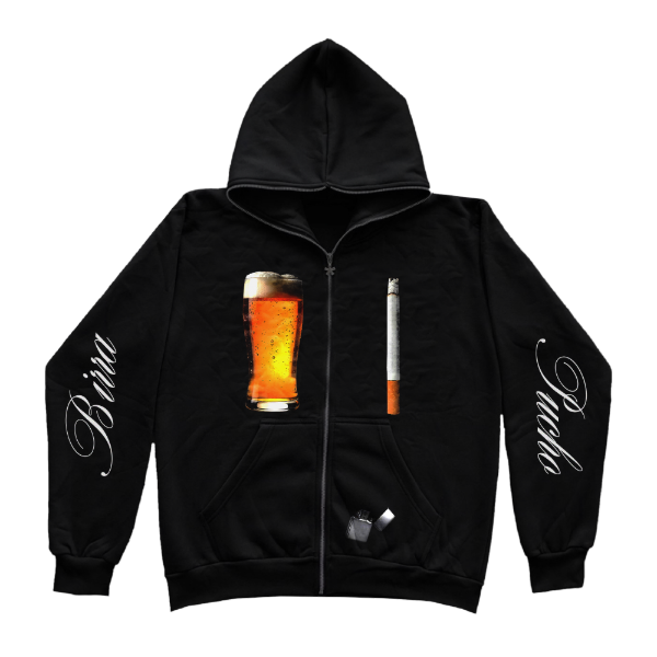 Producto - birra y pucho - campera en preventa