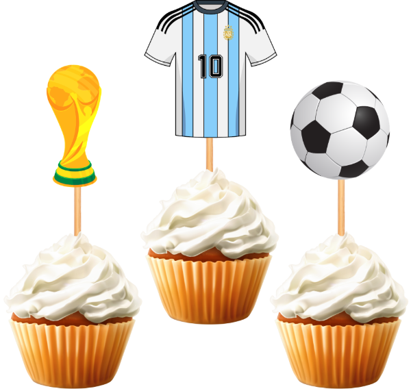 Producto - TOPPER CUPCAKE ARGENTINA FORMA X 10